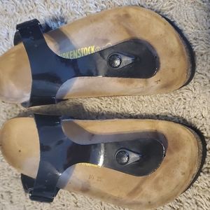 Birkenstock Black Patent  Leather size 35